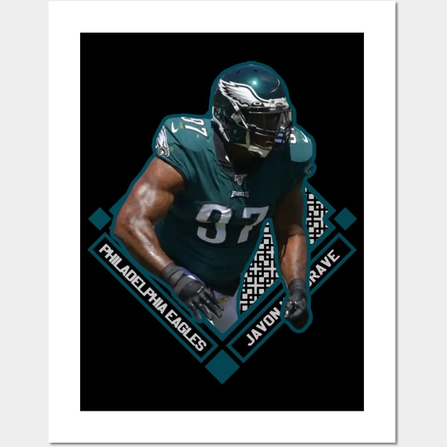 JAVON HARGRAVE PHILADELPHIA EAGLES Wall Art by hackercyberattackactivity